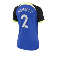 Tottenham Hotspur Matt Doherty #2 Fußballbekleidung Auswärtstrikot Damen 2022-23 Kurzarm